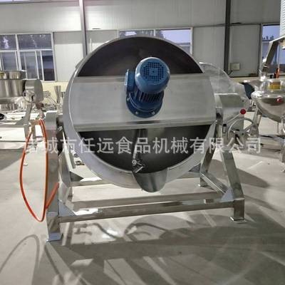 可倾式燃气夹层锅熬油锅 食品蒸煮夹层锅 黄豆泡发牛肉卤煮夹层锅图2