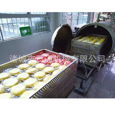 真空包装年糕杀菌釜 广式年糕双层杀菌釜 不变色 保质期久图2