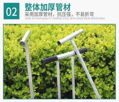 12移栽神器挖苗器打洞器挖洞铲移苗器地膜打孔器90口径单管图5