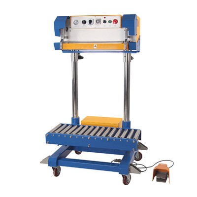 华联QF-600L/s双加热气动封口机 全自动薄膜铝箔真空复合袋图2