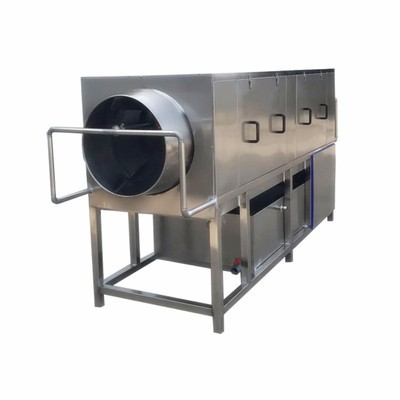 滚筒式果蔬清洗机 高压喷淋大姜清洗机 鬼子姜螺旋出料清洗设备图5