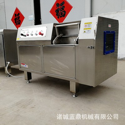 全自动牛肉微冻肉切丁机 鸡胸肉冻肉切丁机 连续式猪肉块切丁设备图3