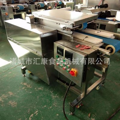 汇康制造鲜鸡肉切片流水线 鸡胸肉切片机报价 多层鸭胸切片机报价图3