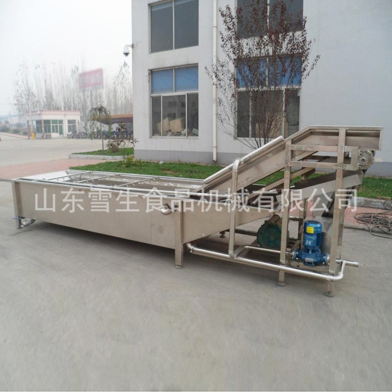 蘑菇香菇大型气泡清洗机 定制型号不锈钢连续果蔬气泡清洗机 热销图4