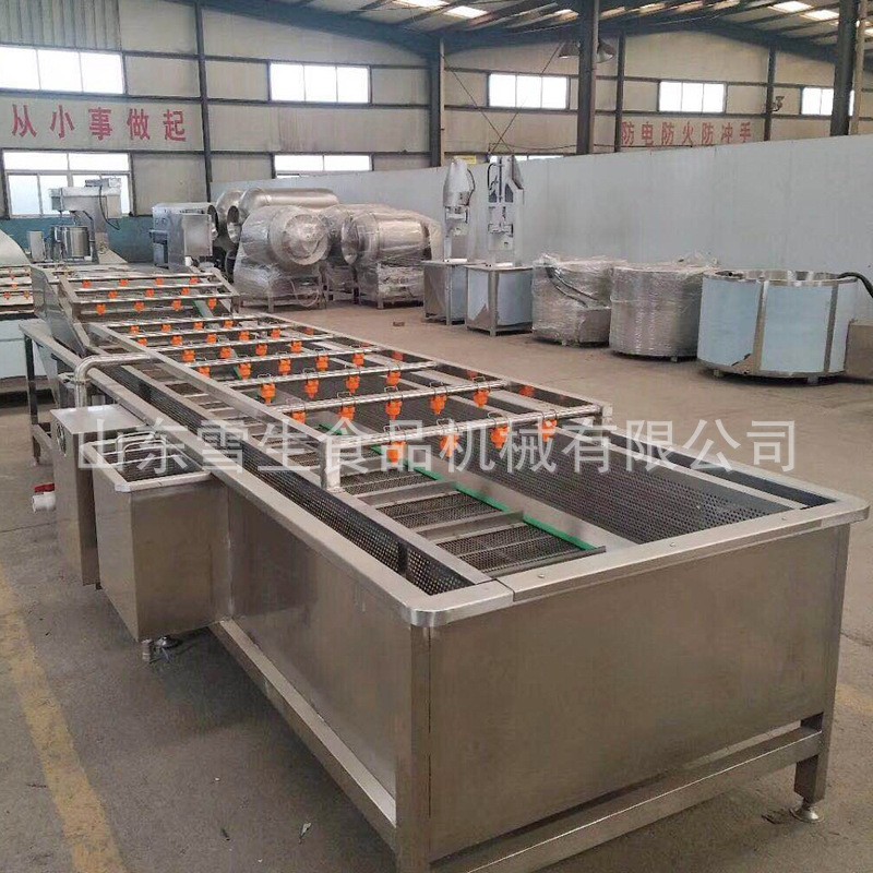 蘑菇香菇大型气泡清洗机 定制型号不锈钢连续果蔬气泡清洗机 热销图2