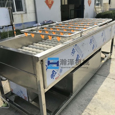 毛刷洗菜机 大型连续式毛刷辊洗山药牛蒡洋姜大姜设备 自动清洗机