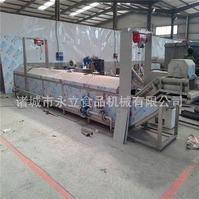 供应不锈钢链板式巴氏杀菌机 食品灭菌类设备巴氏杀菌流水线图2