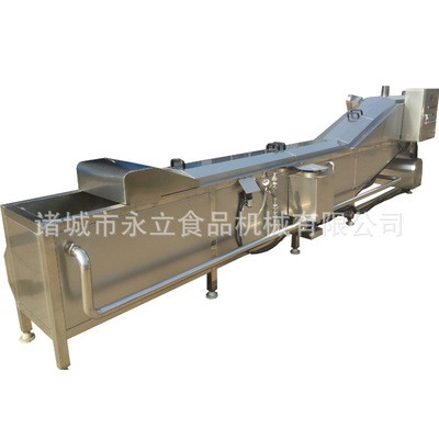 桑叶漂烫杀青设备 蒸汽加热蔬菜烫菜机 全自动漂烫机器图5