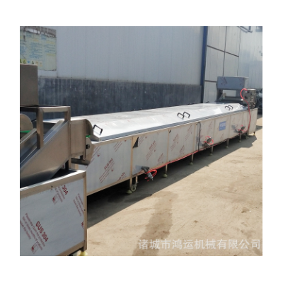 小龙虾漂烫清洗流水线 不锈钢鱿鱼八爪鱼漂烫机