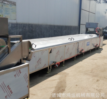 小龙虾漂烫清洗流水线 不锈钢鱿鱼八爪鱼漂烫机图5