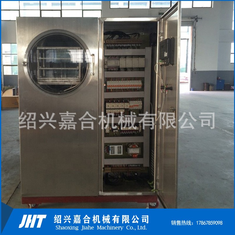 全自动真空冻干机器 方便面蔬菜包冷冻干燥设备 虫草参片冻干机图4