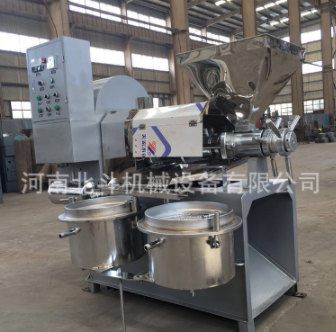 供应 螺旋式榨油机 全自动花生菜籽芝麻榨油机农用食用油制作设备图3