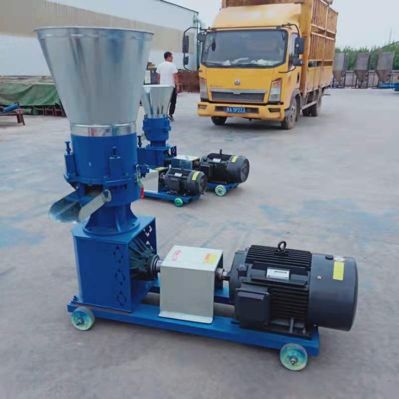 供应养殖饲料颗粒机 小型平模颗粒机现货批发 电动家用颗粒饲料机图4