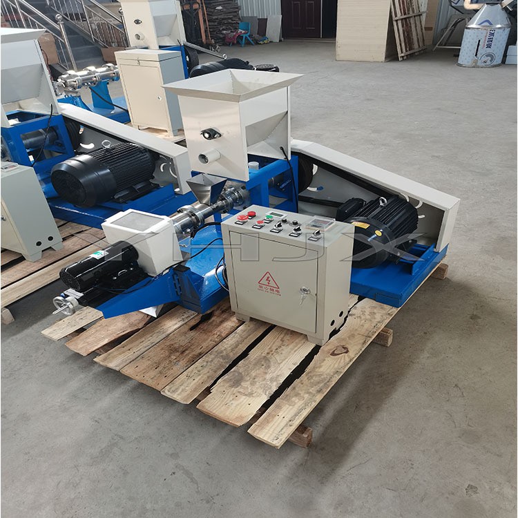 小型狗粮加工机器自制猫粮机鱼饲料颗粒膨化机狗粮制作加工设备图4