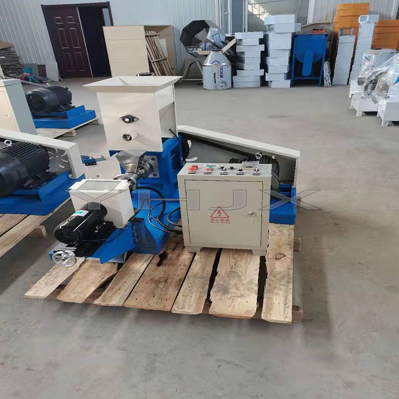 小型狗粮加工机器自制猫粮机鱼饲料颗粒膨化机狗粮制作加工设备图5