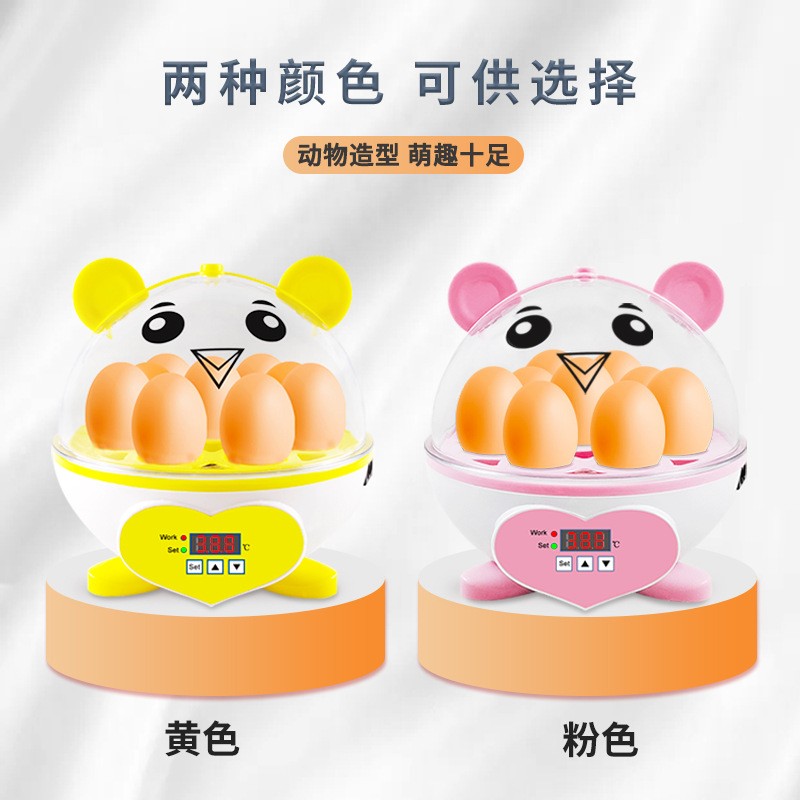 9枚半自动智能孵化机 小型家用儿童孵蛋器鸡鸽子鹌鹑鸟家禽养殖盒图3