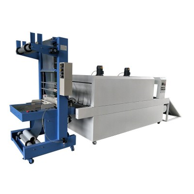 袖口式矿泉水封包机饮用水封包机罐装饮料收缩封口包装机