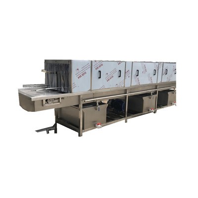 厂家供应蔬菜筐清洗机 高压喷淋自动洗筐机 洗箱机图5