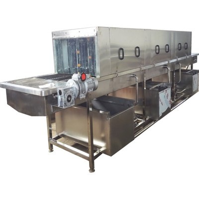 厂家供应蔬菜筐清洗机 高压喷淋自动洗筐机 洗箱机图2