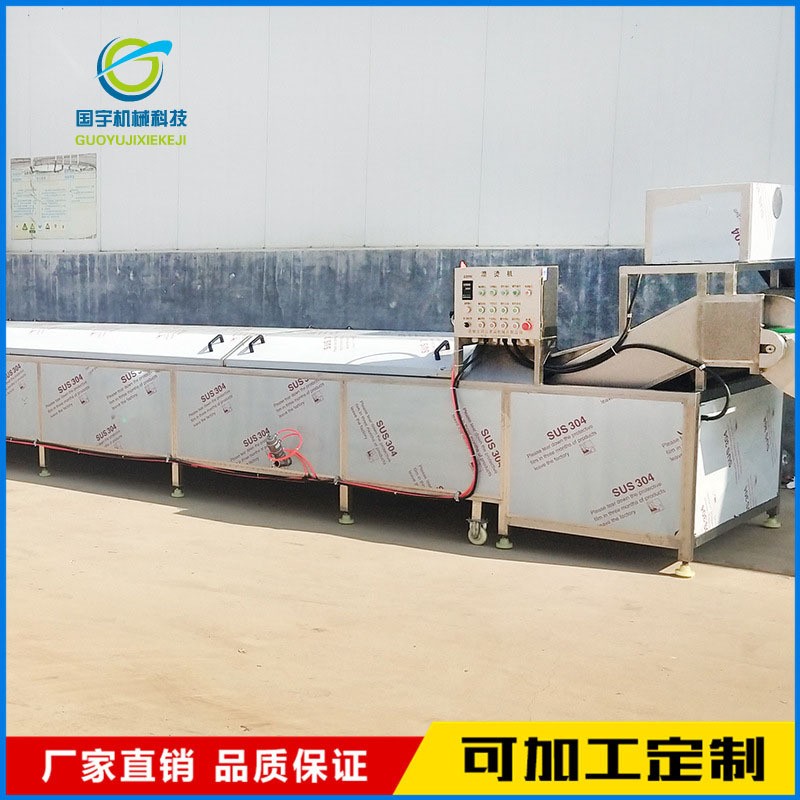 鱿鱼漂烫机 八爪鱼预煮机 小龙虾预煮流水线图4