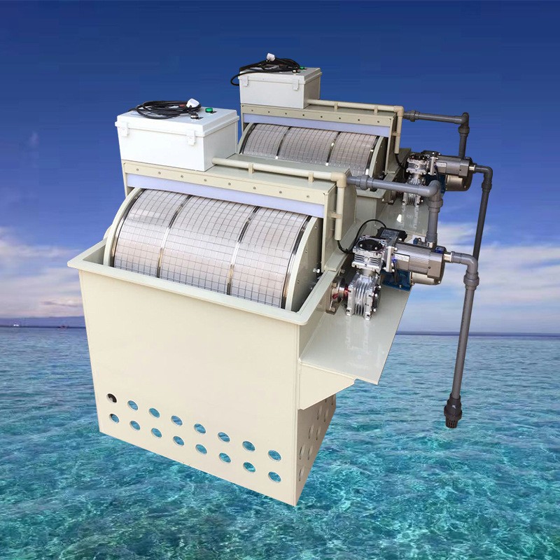 广州厂家产销水产循环水养殖滚筒过滤开式微滤机PP材质50吨(淡水)图2