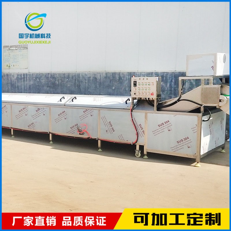 蔬菜杀青流水线 不锈钢蒸煮漂烫池 鱿鱼漂烫机图5