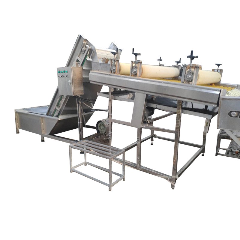 厂家供应黄桃罐头清洗提升翻瓣机全自动化食品罐头清洗设备输送机图5