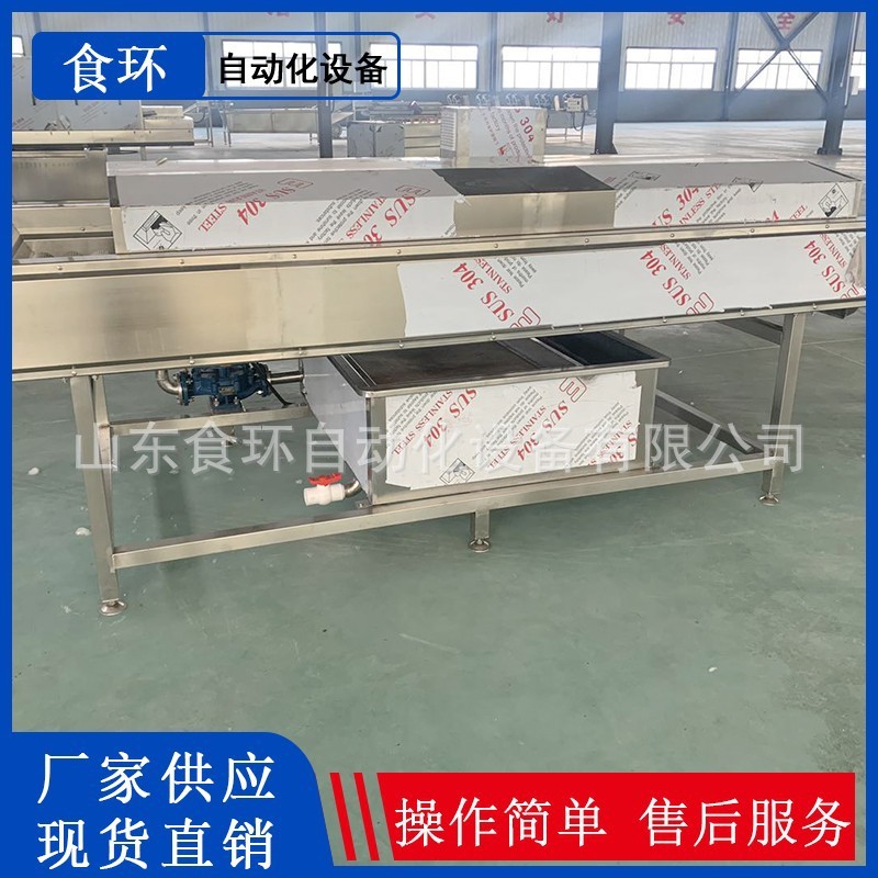 根茎类毛辊土豆去皮清洗机 全自动商用土豆清洗去泥机毛刷清洗机图2