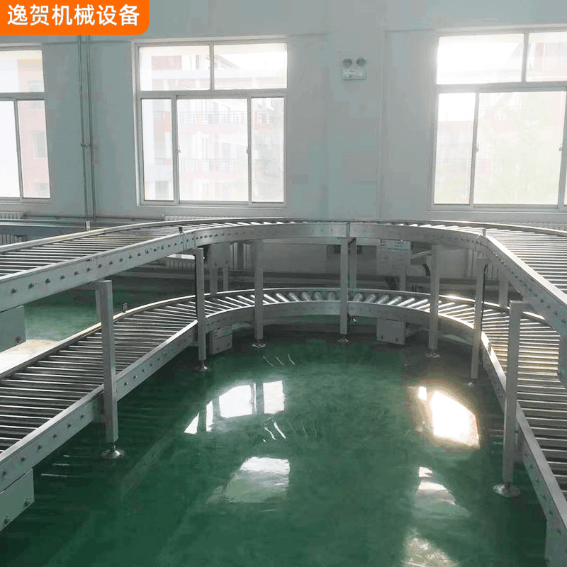 上海厂家批发不锈钢滚筒输送机 滚筒自动化动力转弯流水输送线图4