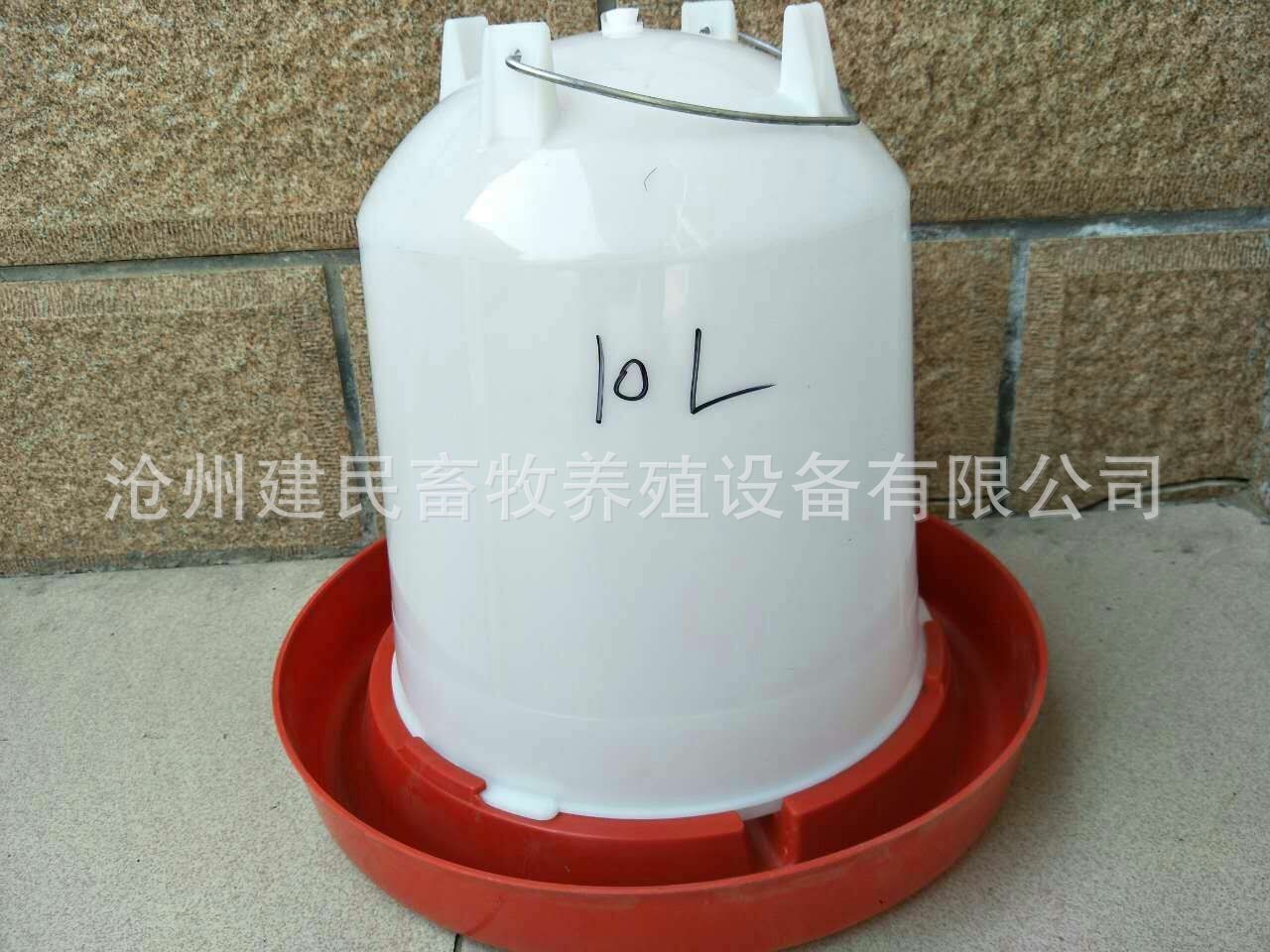 加厚大容量水桶鸡水桶 养鸡用水壶自动饮水器 4升8升水桶直供图2