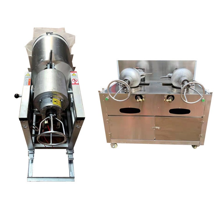 干嘣鸡 移动式商用可放气干锅爆鸡块排骨设备 板栗小龙虾速食机器图5