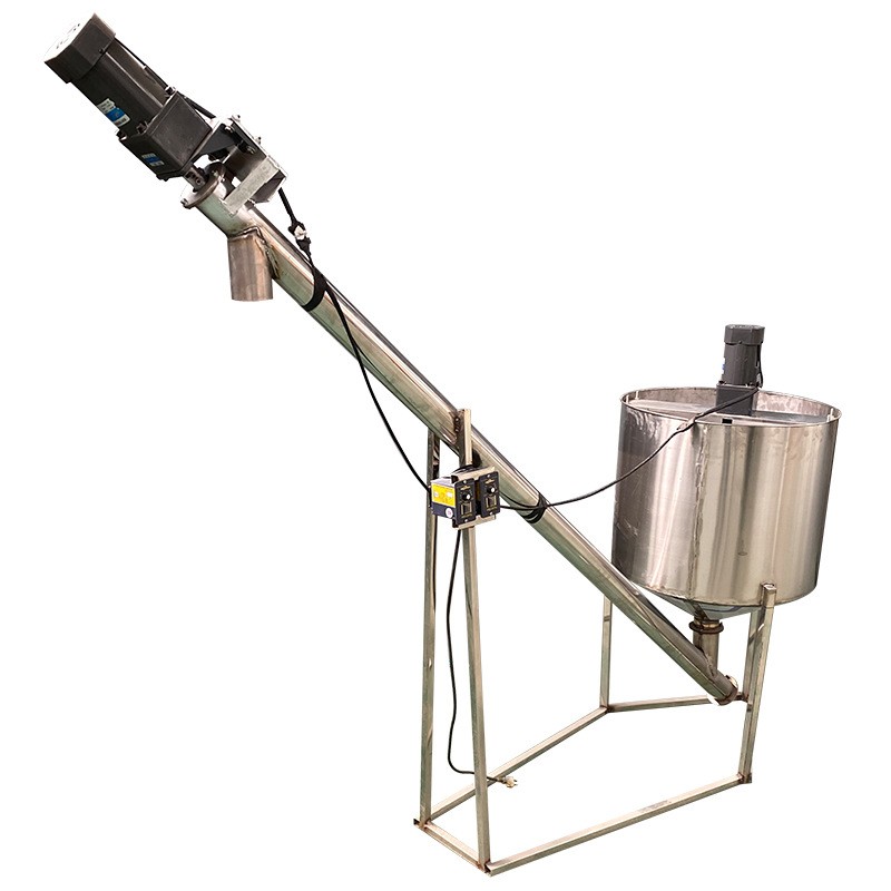 螺旋提升机 干粉上料机 带式输送机 食品输送带 桶式自动喂料机图4