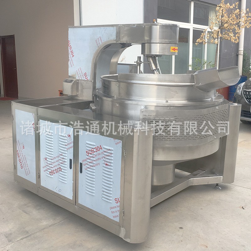 现货供应全自动火锅底料炒锅 月饼馅料搅拌设备 行星搅拌炒锅图2