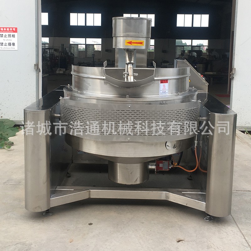 现货供应全自动火锅底料炒锅 月饼馅料搅拌设备 行星搅拌炒锅图5