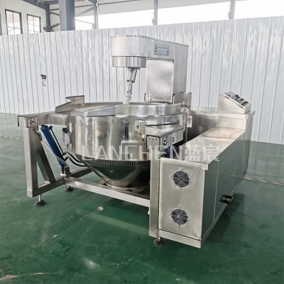 源头厂家全自动电磁行星炒锅 火锅底料炒料机 辣白菜自动搅拌炒锅