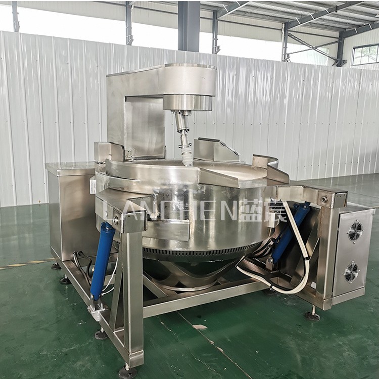 源头厂家全自动电磁行星炒锅 火锅底料炒料机 辣白菜自动搅拌炒锅图5