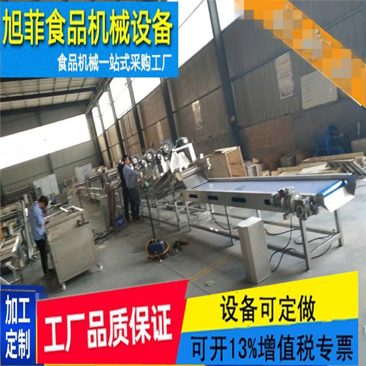 热销苹果加工生产线 苹果清洗打蜡分级包装线 山东旭菲