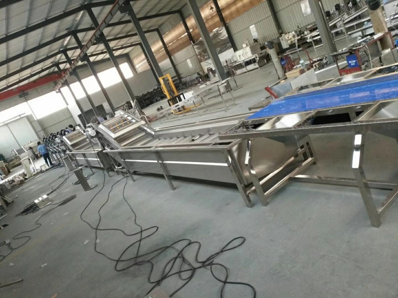 热销苹果加工生产线 苹果清洗打蜡分级包装线 山东旭菲图2