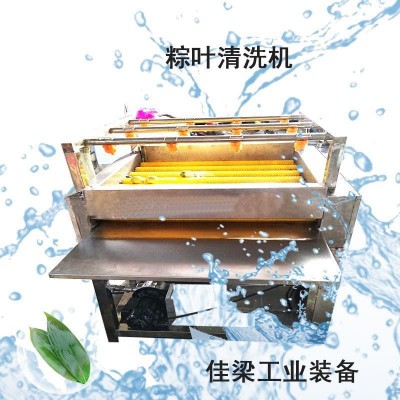 厂家销售规格定制芦苇叶洗叶机 商业用节水型粽叶清洗机