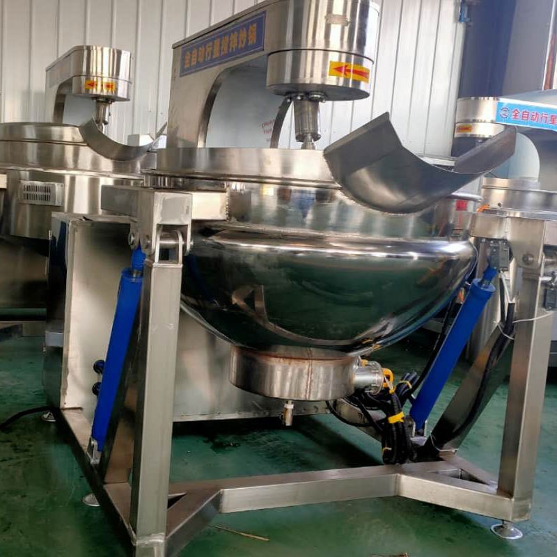 可倾式电磁果酱搅拌炒锅 行星搅拌炒锅 八爪馅类辣椒酱炒制锅图2