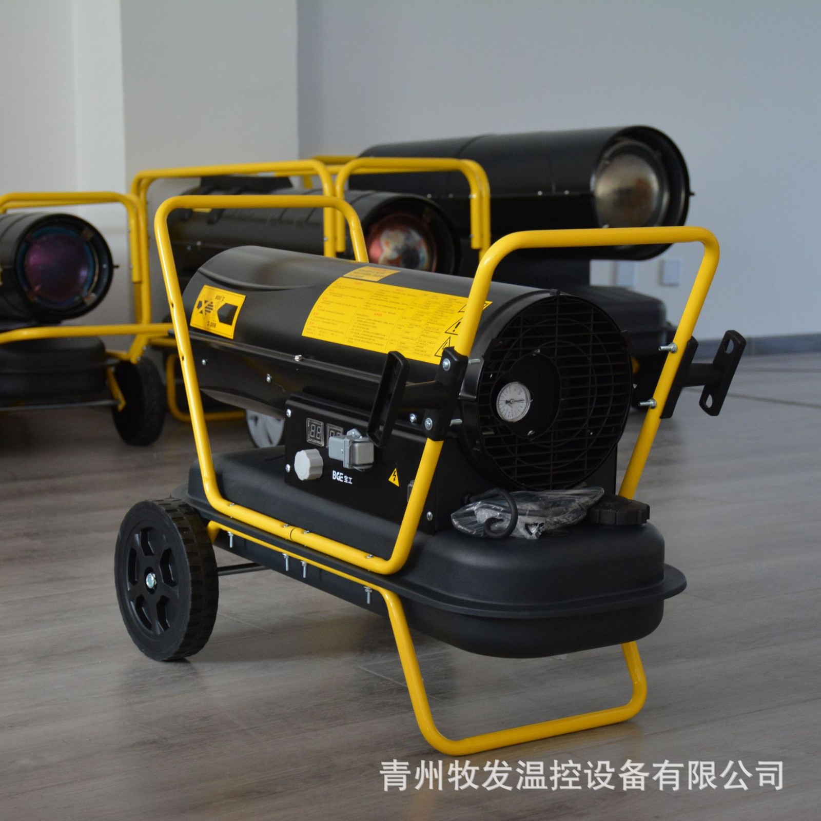 工业燃油暖风机 大棚用手推式柴油取暖器 小型多功能热风机图3