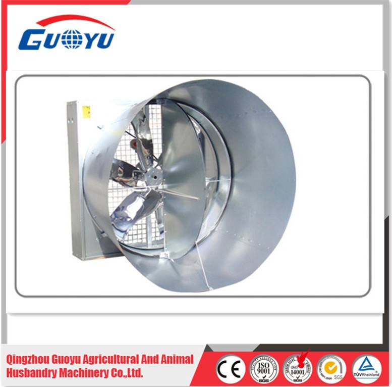 厂家供应蝴蝶拢风筒风机大功率负压风机鸡场猪场用降温风机图5
