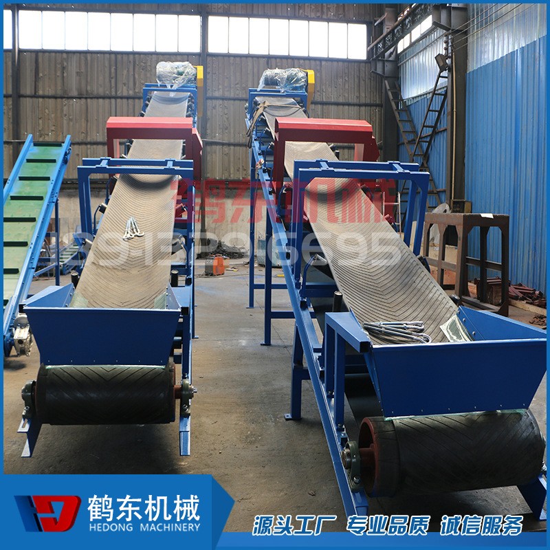 厂家定做爬坡上料输送机流水线 工业传送带 不锈钢板式输送机图3