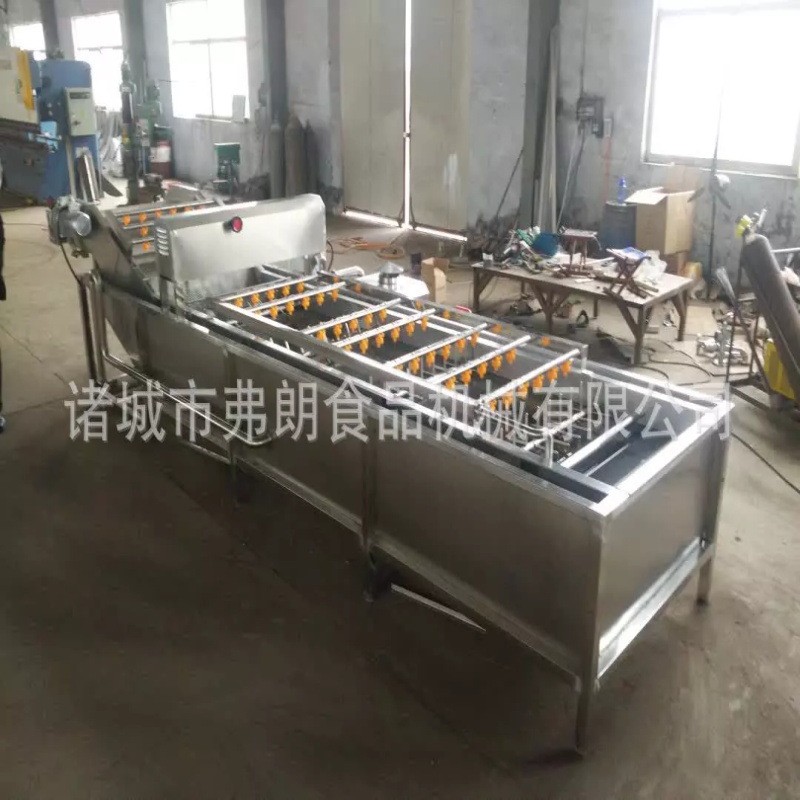果蔬高压喷淋清洗机 海鲜中药材清洗机 小龙虾臭氧杀菌气泡清洗机图2