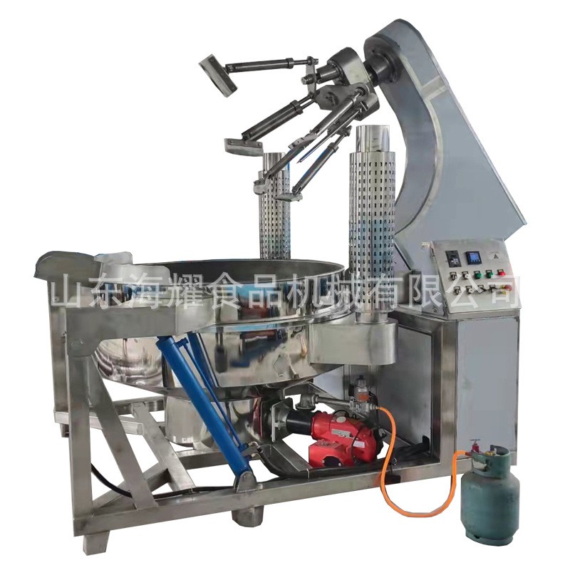 蒜蓉行星搅拌炒锅 辣椒酱炒锅 全自动辣椒酱搅拌炒锅图5