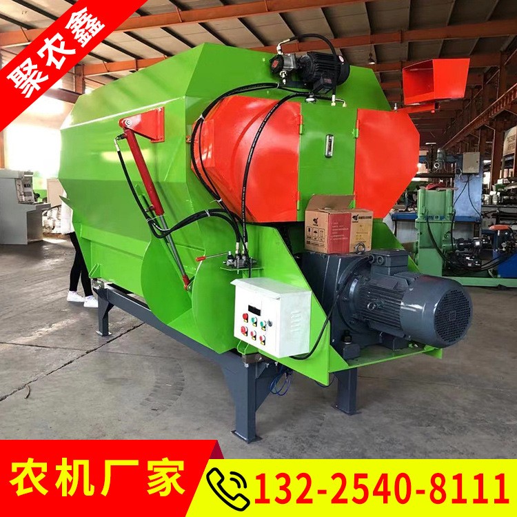 养殖场全日粮饲料搅拌机 卧式混合机饲料拌料机搅拌成套设备图4