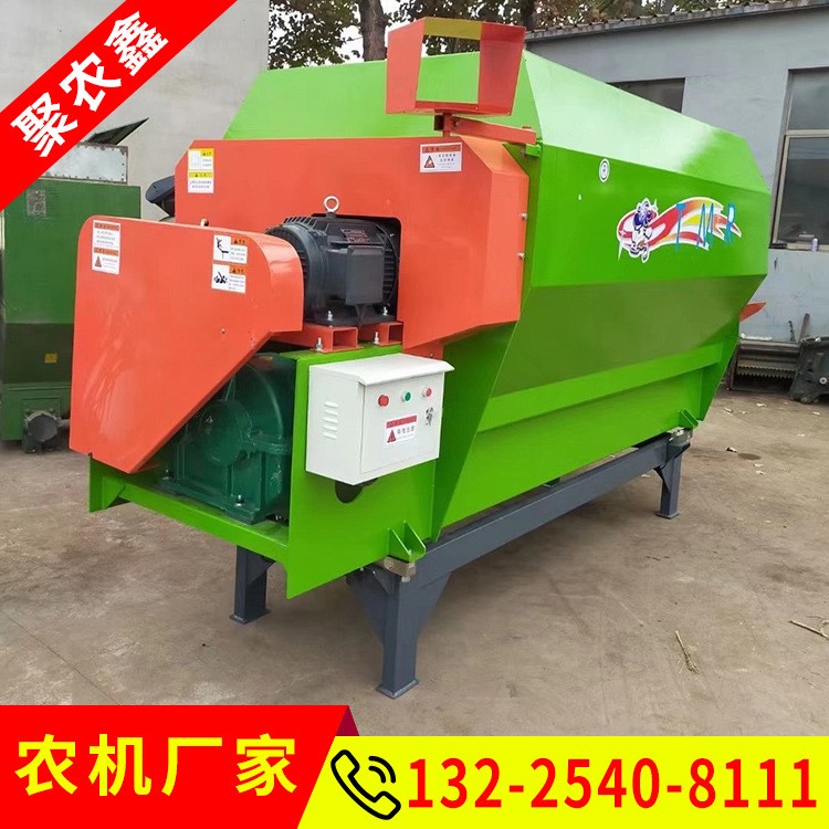 养殖场全日粮饲料搅拌机 卧式混合机饲料拌料机搅拌成套设备图5