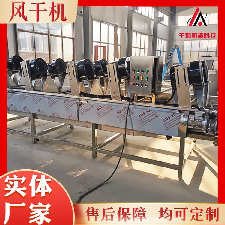 果蔬清洗脱水设备 大型全自动沥水风干线 豆腐干风干机设备图3