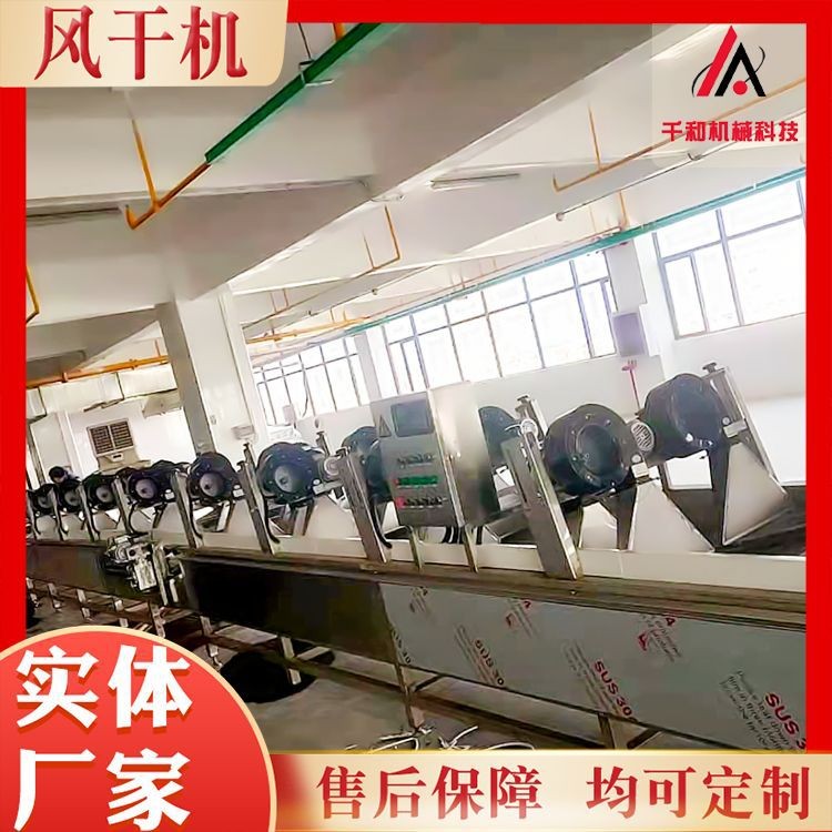 果蔬清洗脱水设备 大型全自动沥水风干线 豆腐干风干机设备图2
