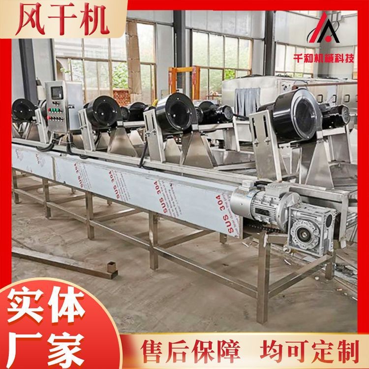 果蔬清洗脱水设备 大型全自动沥水风干线 豆腐干风干机设备图5
